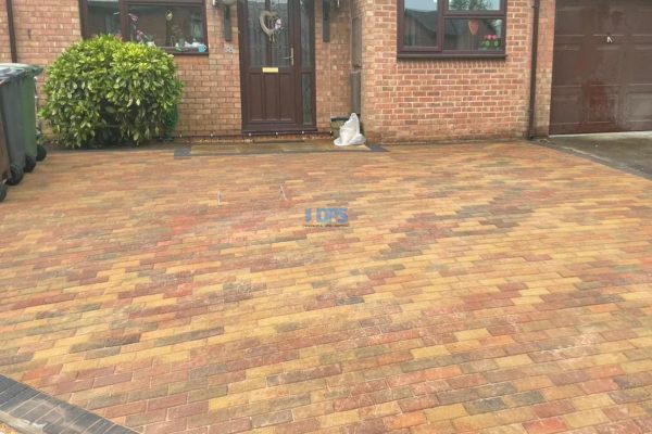 Driveway with paving in Bishops Cleeve, Gloucestershire