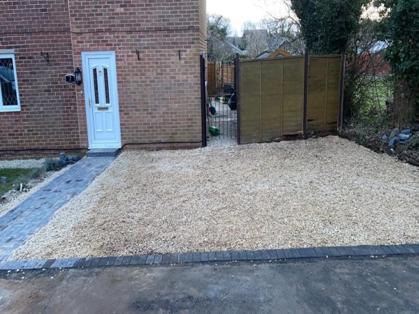 Gravel stoned driveway in Bishops Cleeve