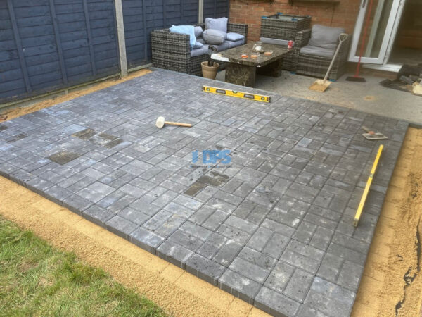 Block Paved Patio With French Gravel Drain In Gloucester 7.jpeg